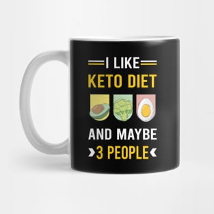 3 People Keto Diet Ketogenic Ketone Ketosis Mug